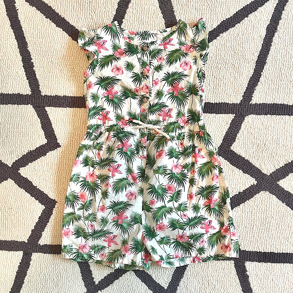 Zara Toddler Tropical Romper Size 3/4years